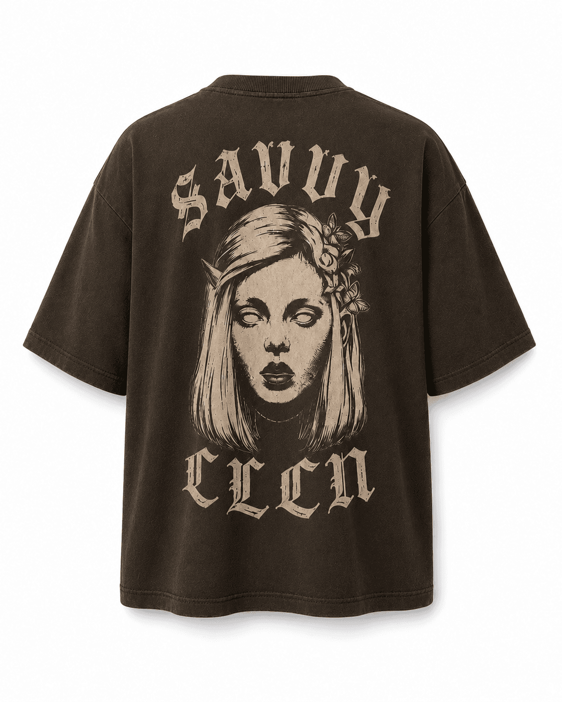 Oversize Tee Quiet Control back view